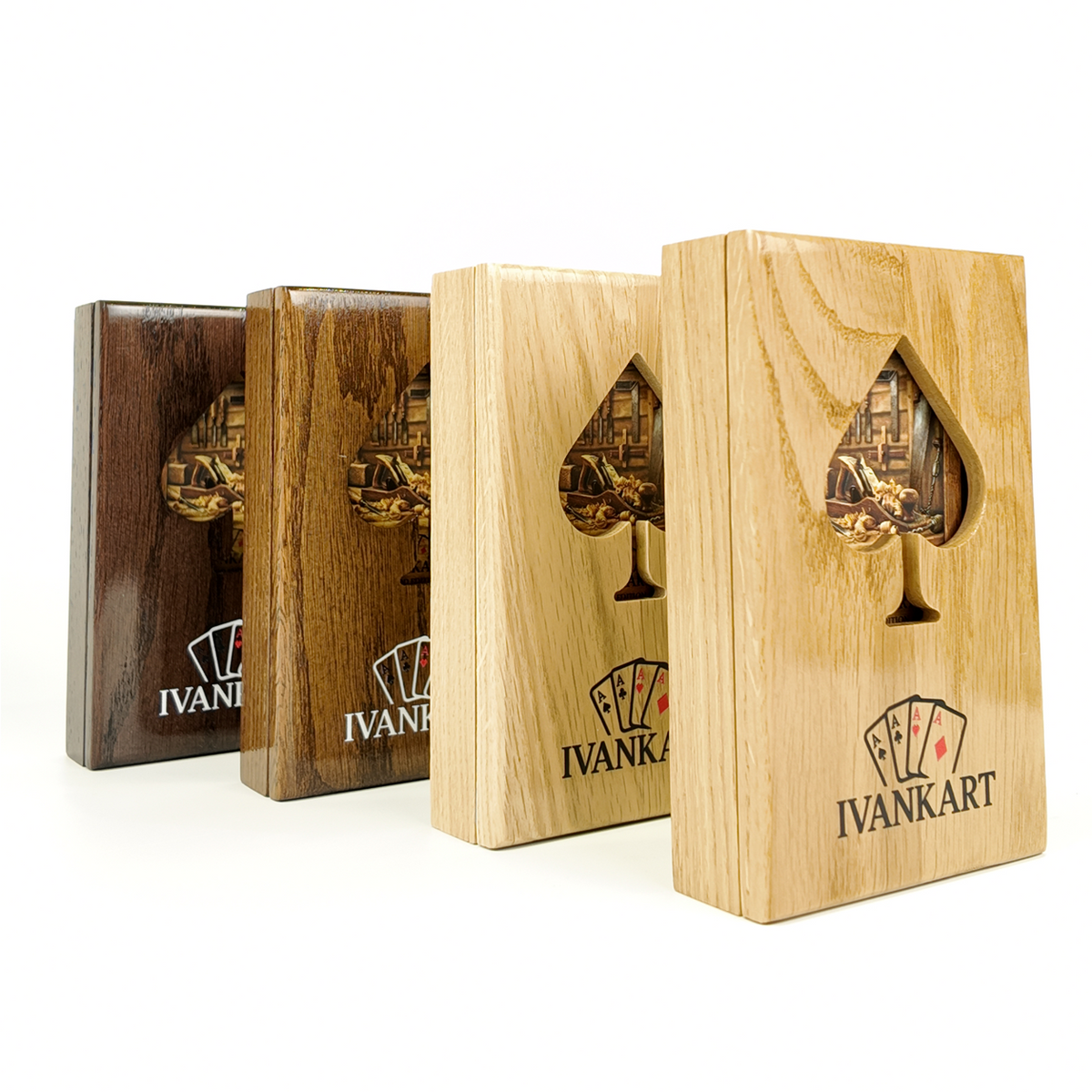 Plumber Collector Set Oak Case Natur + Wood Deck by Ivankart