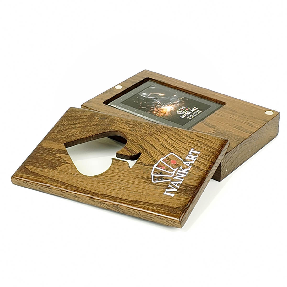 Plumber Collector Set Oak Case Walnut + Metal Deck by Ivankart