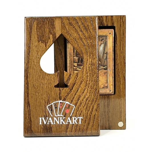 Plumber Collector Set Oak Case Walnut + Wood Deck by Ivankart