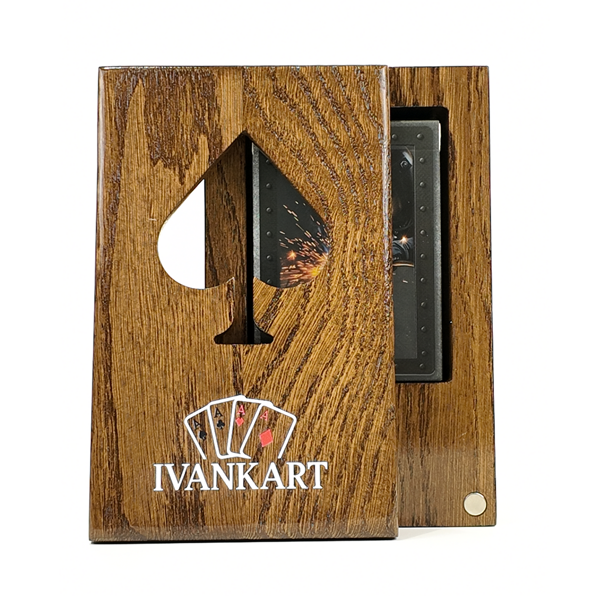 Plumber Collector Set Oak Case Walnut + Metal Deck by Ivankart