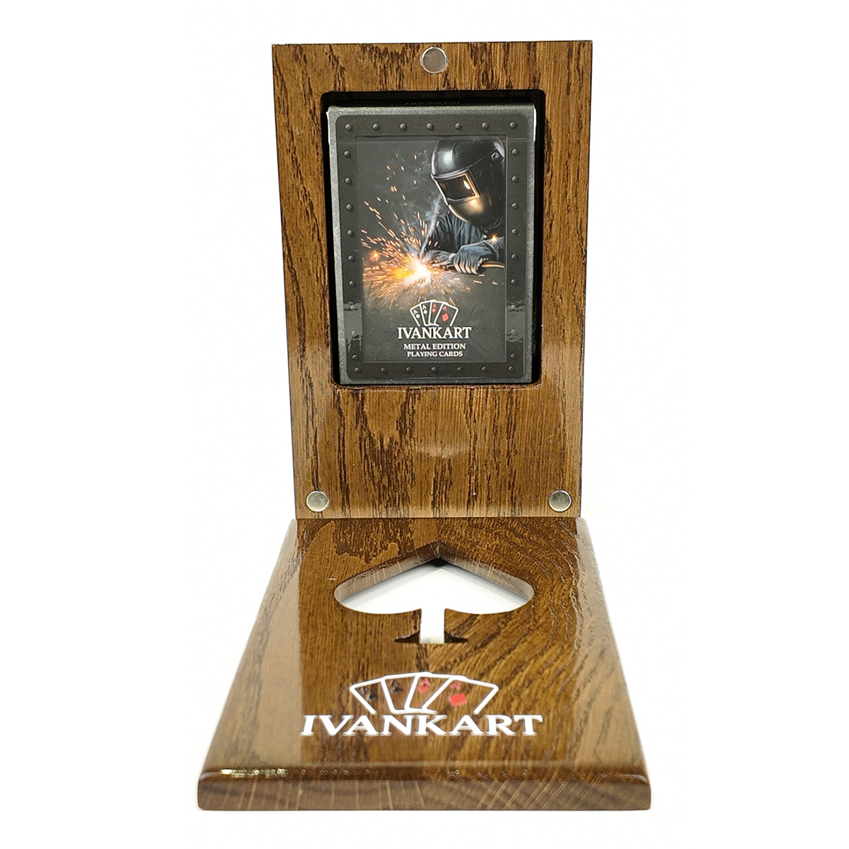 Plumber Collector Set Oak Case Walnut + Metal Deck by Ivankart