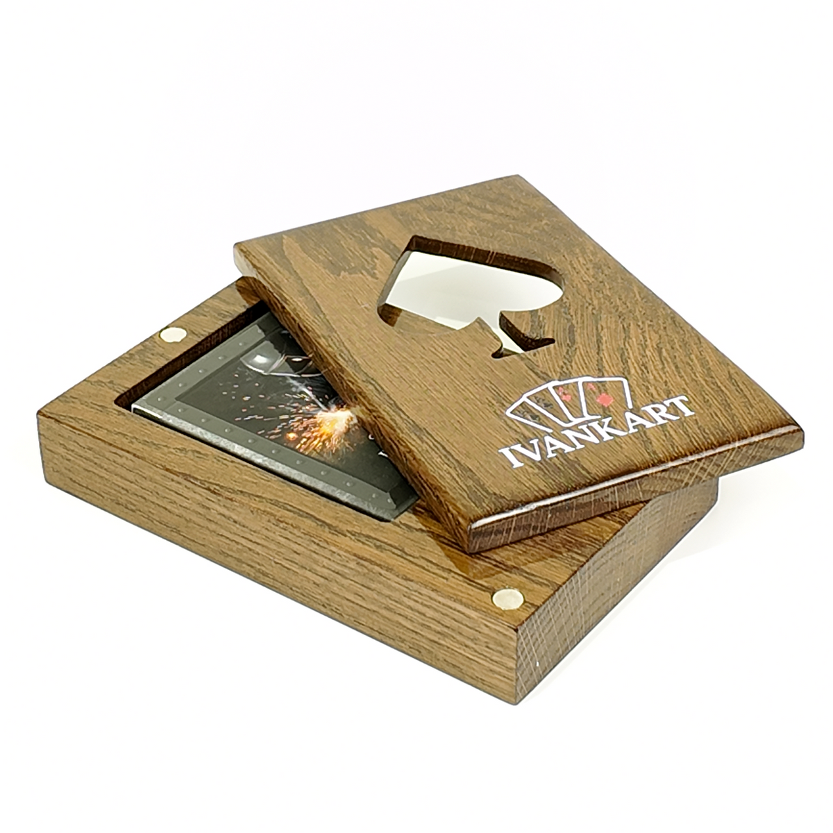 Plumber Collector Set Oak Case Walnut + Metal Deck by Ivankart