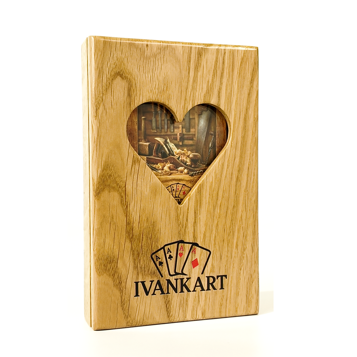 Electrician Collector Set Oak Case Natur + Wood Deck by Ivankart
