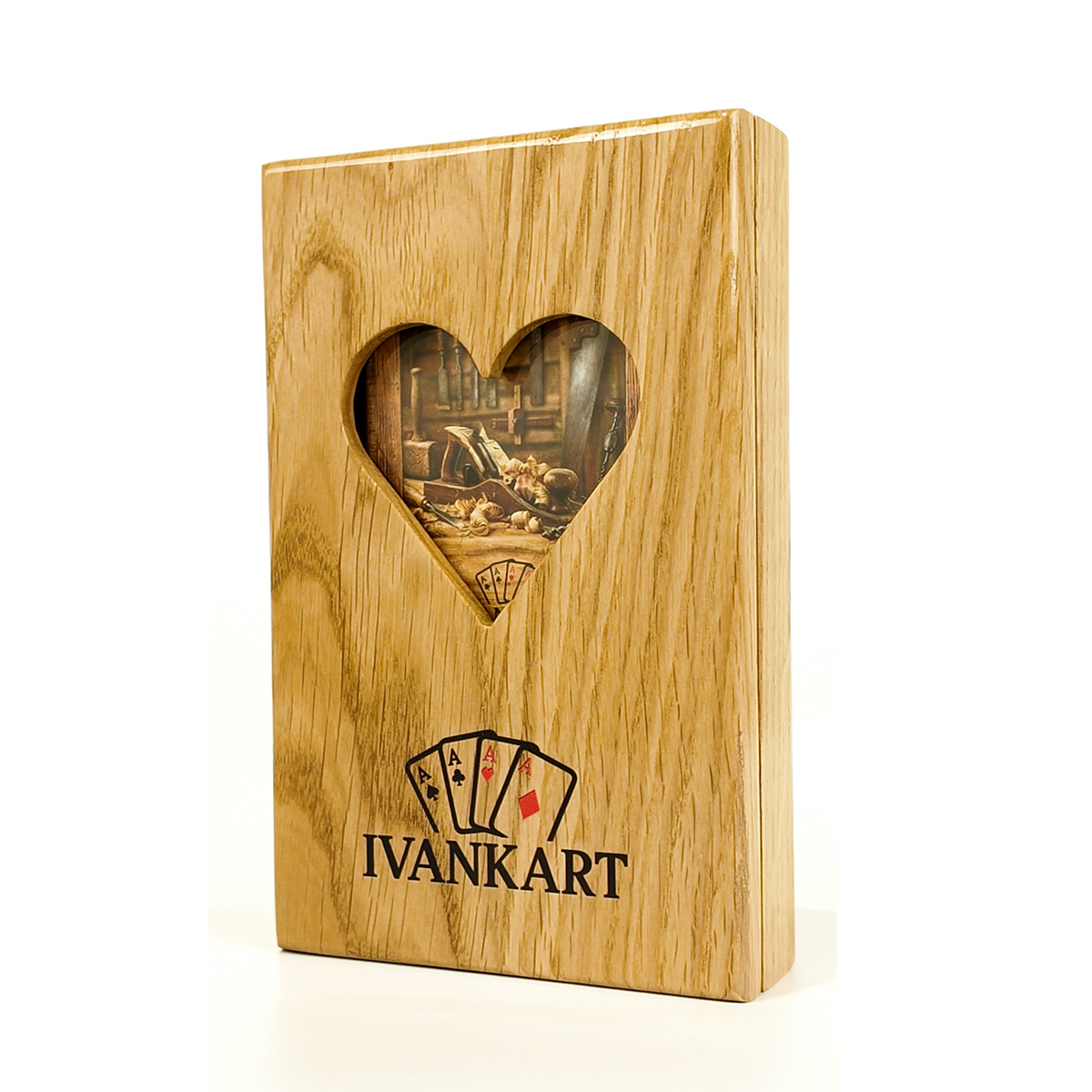 Electrician Collector Set Oak Case Natur + Wood Deck by Ivankart
