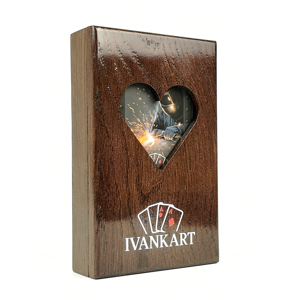 Electrician Collector Set Oak Case Wenge + Metal Deck by Ivankart
