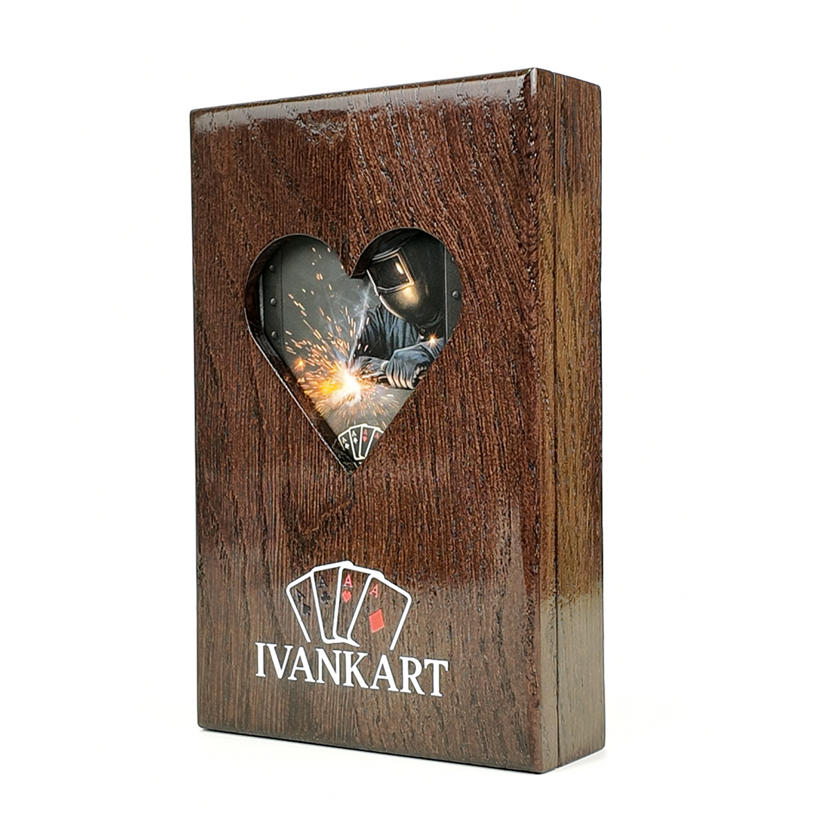 Electrician Collector Set Oak Case Wenge + Metal Deck by Ivankart