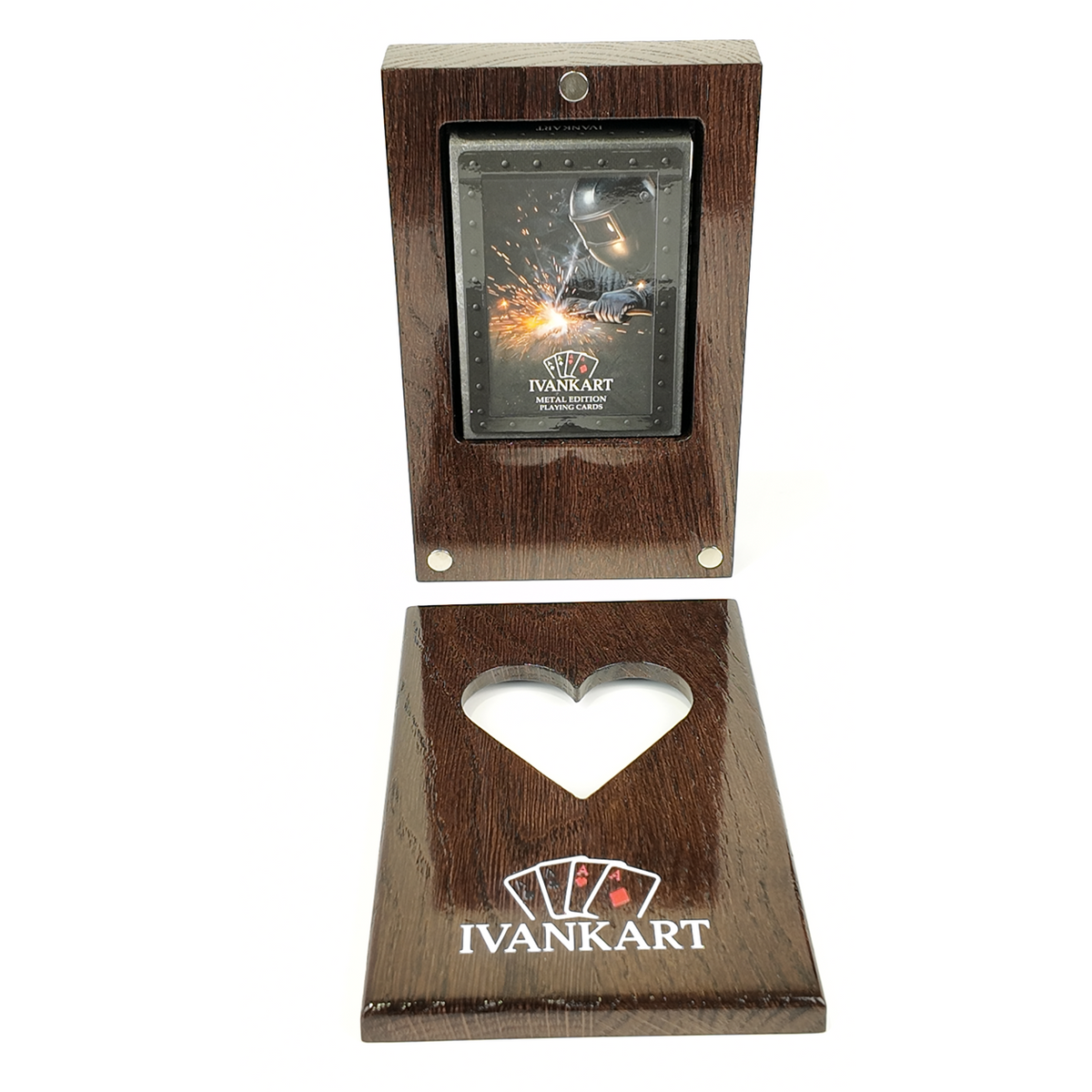 Electrician Collector Set Oak Case Wenge + Metal Deck by Ivankart