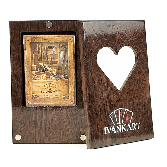 Electrician Collector Set Oak Case Wenge + Wood Deck by Ivankart