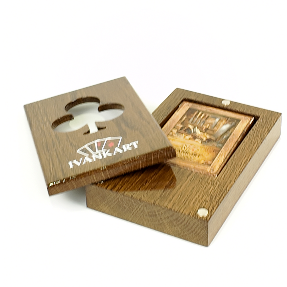 Ductfitter Collector Set Oak Case Walnut + Wood Deck by Ivankart
