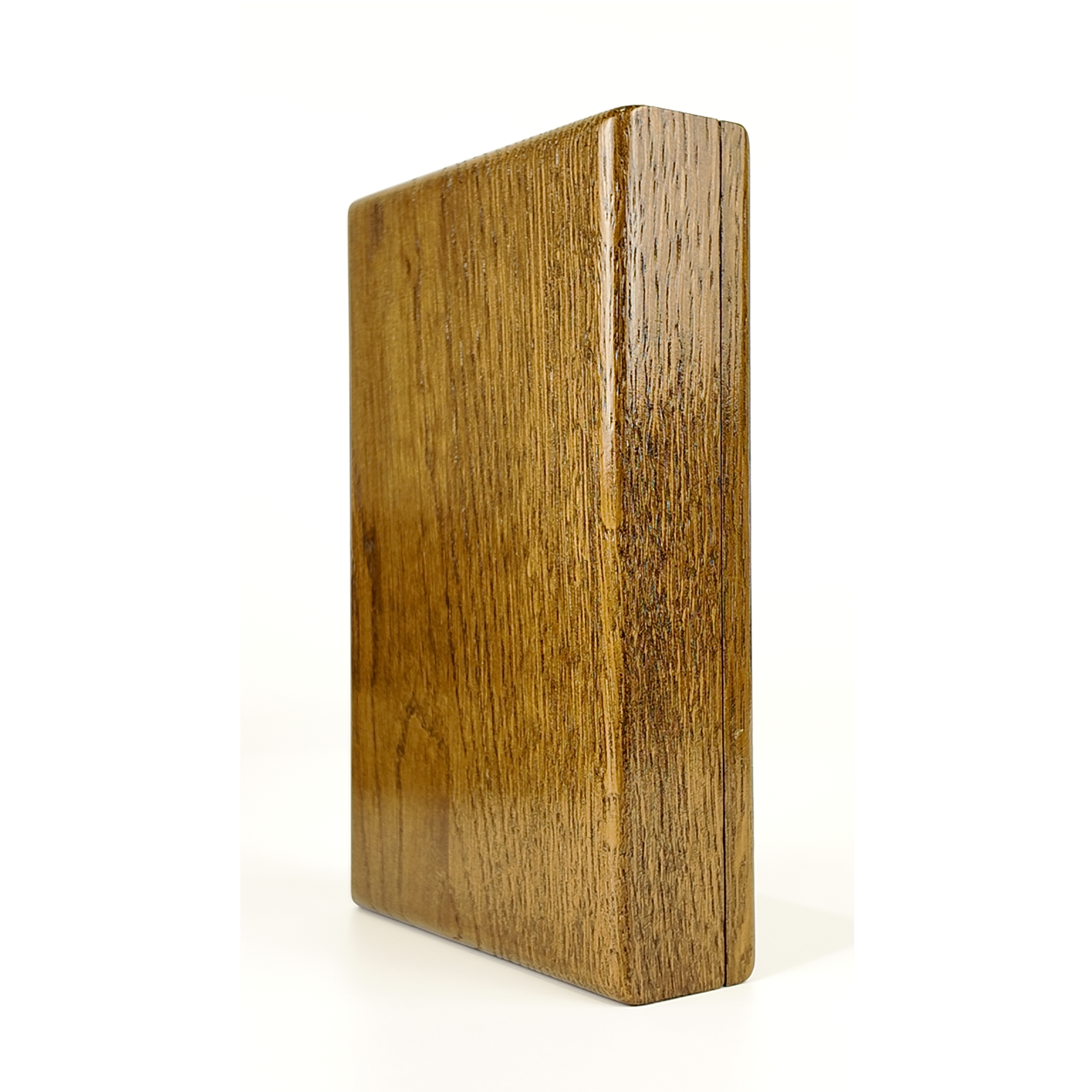 Single Deck Display Oak Case Walnut for Playing Cards