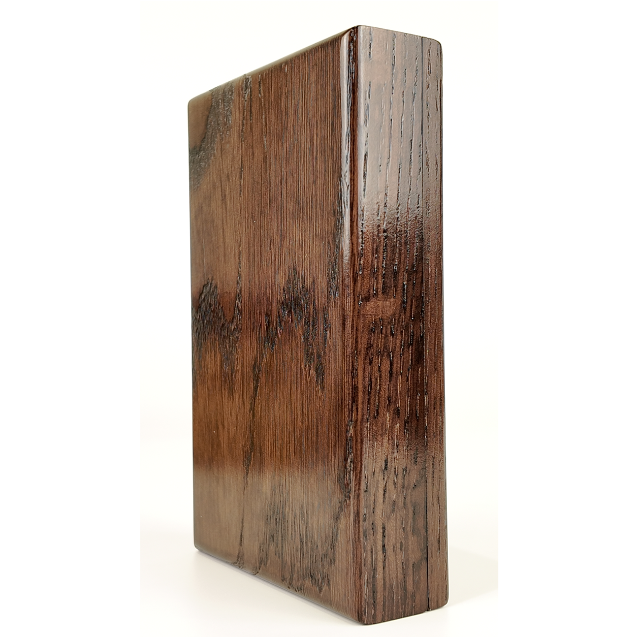 Single Deck Display Oak Case Wenge for Playing Cards