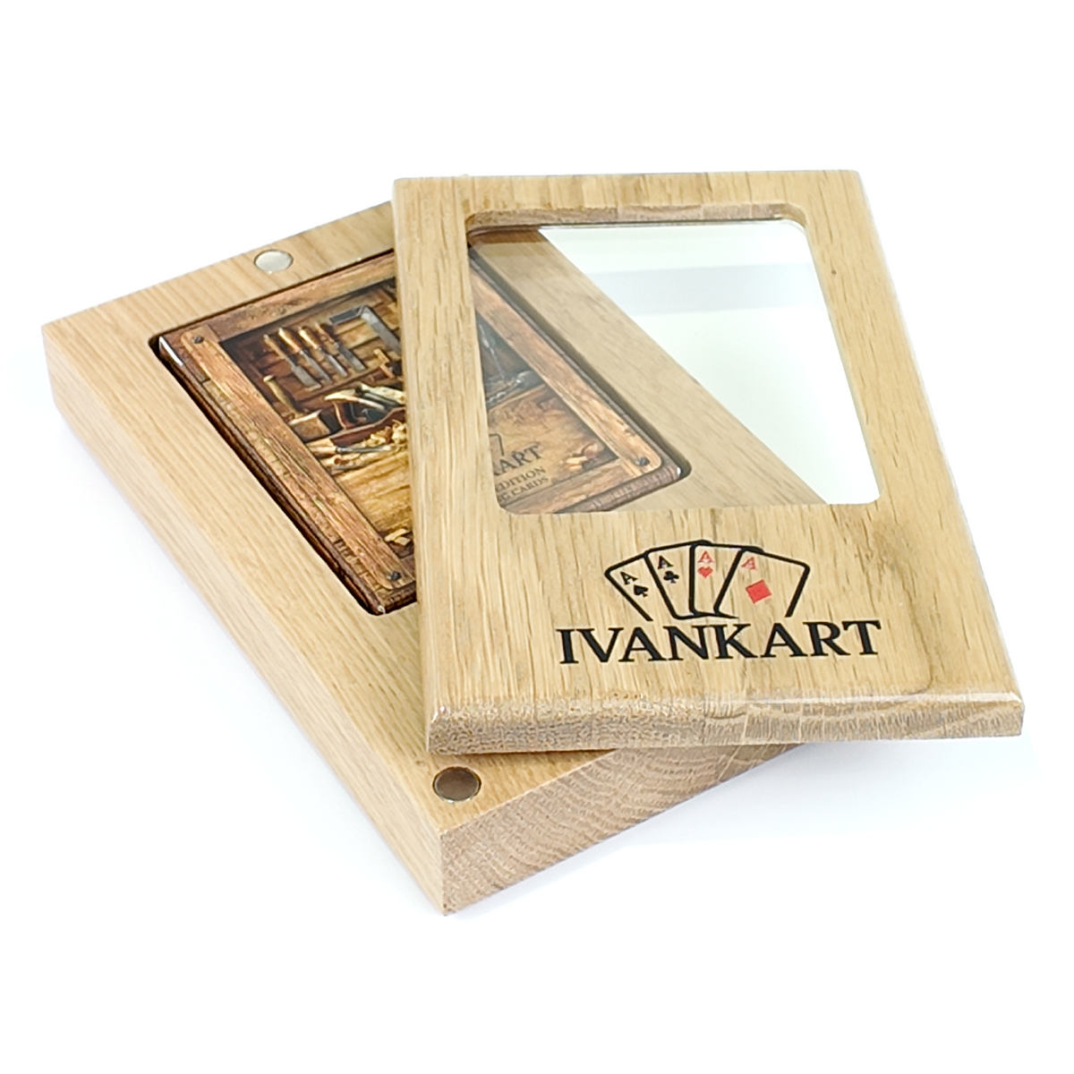 Glazier Collector Set Oak Case Nordic + Wood Deck by Ivankart