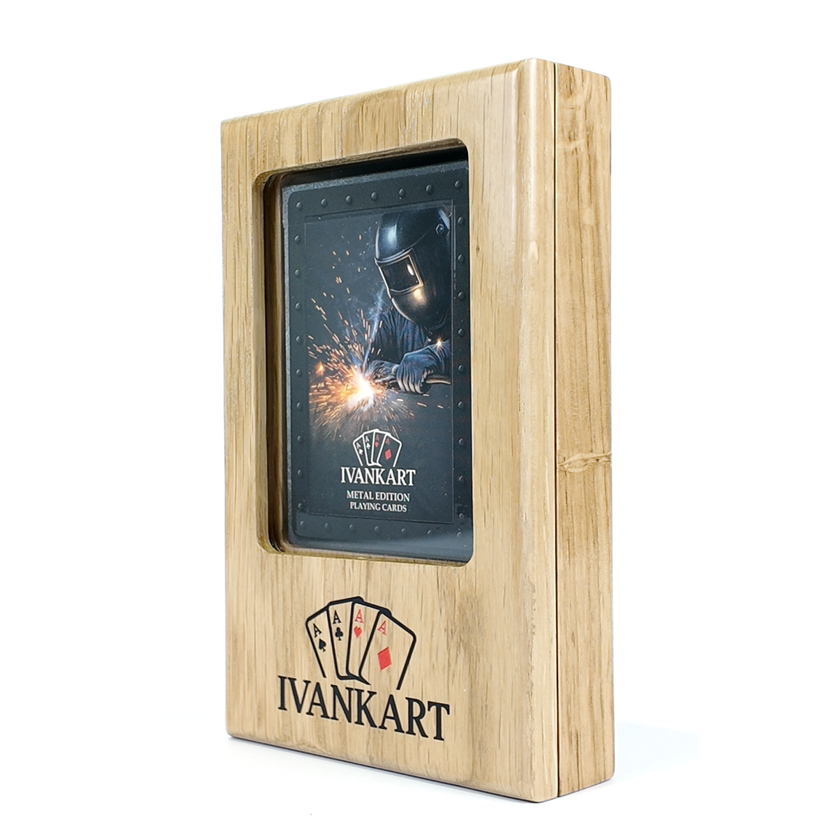 Glazier Collector Set Oak Case Nordic + Metal Deck by Ivankart