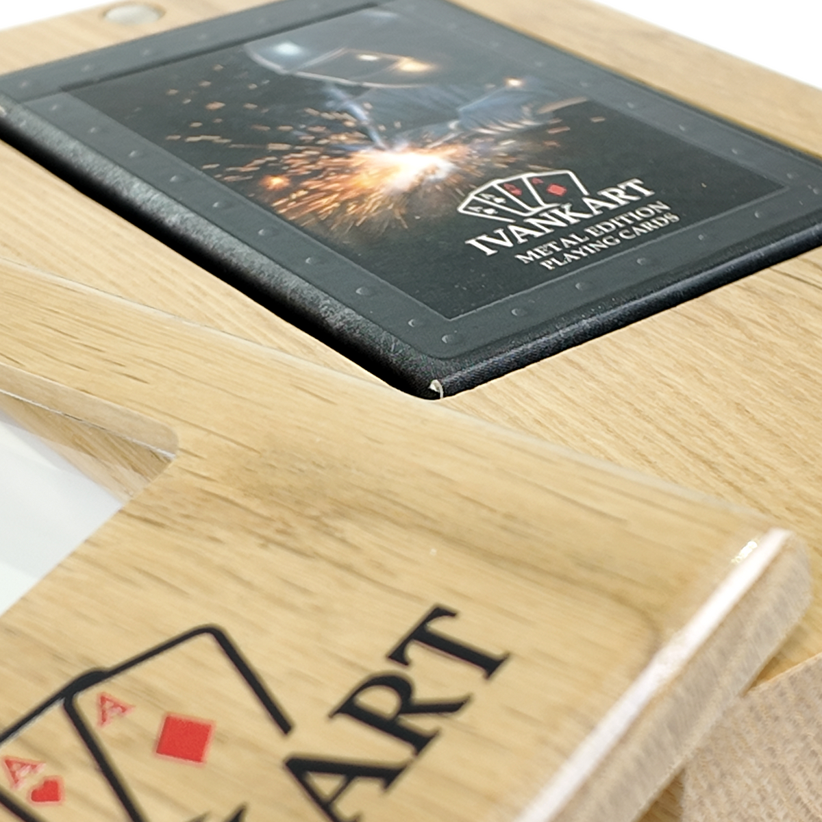 Glazier Collector Set Oak Case Nordic + Metal Deck by Ivankart