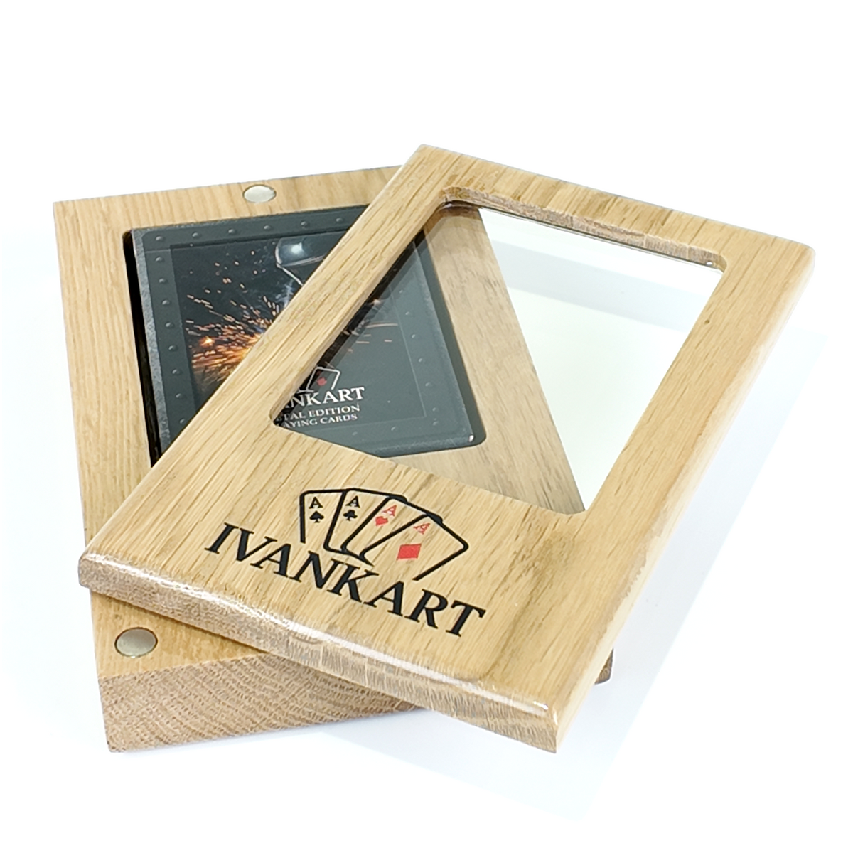 Glazier Collector Set Oak Case Nordic + Metal Deck by Ivankart