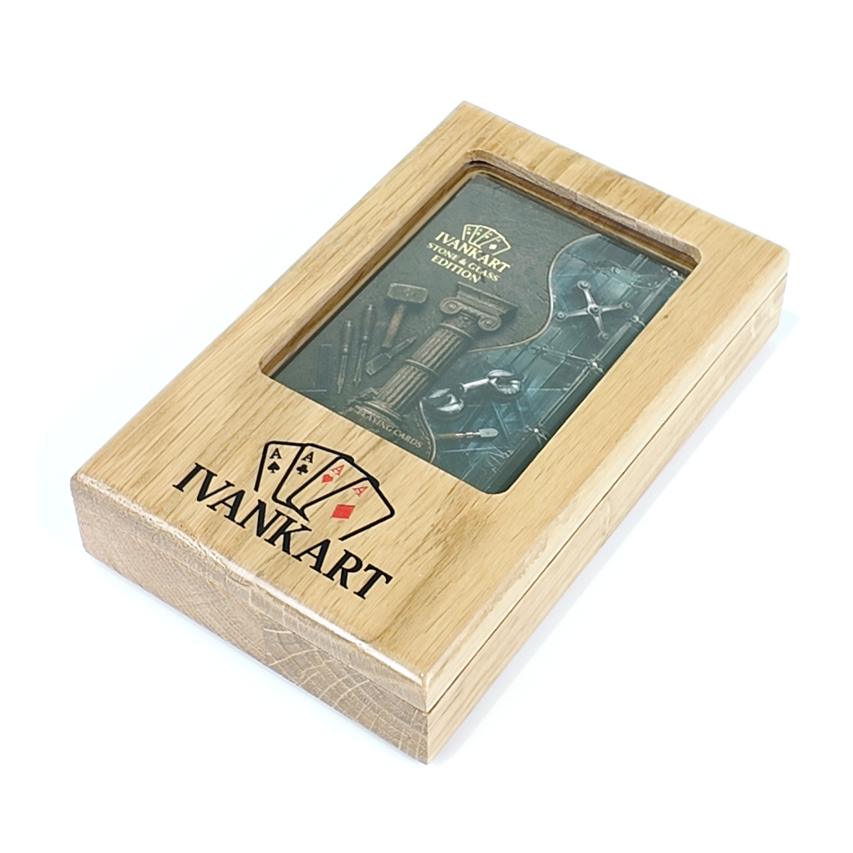 Glazier Collector Set Oak Case Nordic + Stone&Glass Deck by Ivankart