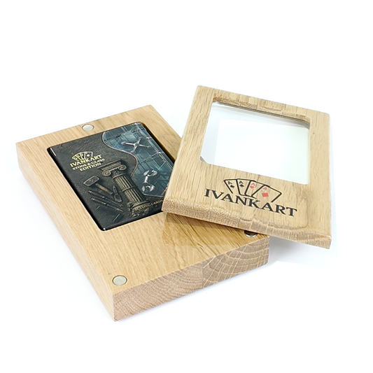 Glazier Collector Set Oak Case Nordic + Stone&Glass Deck by Ivankart