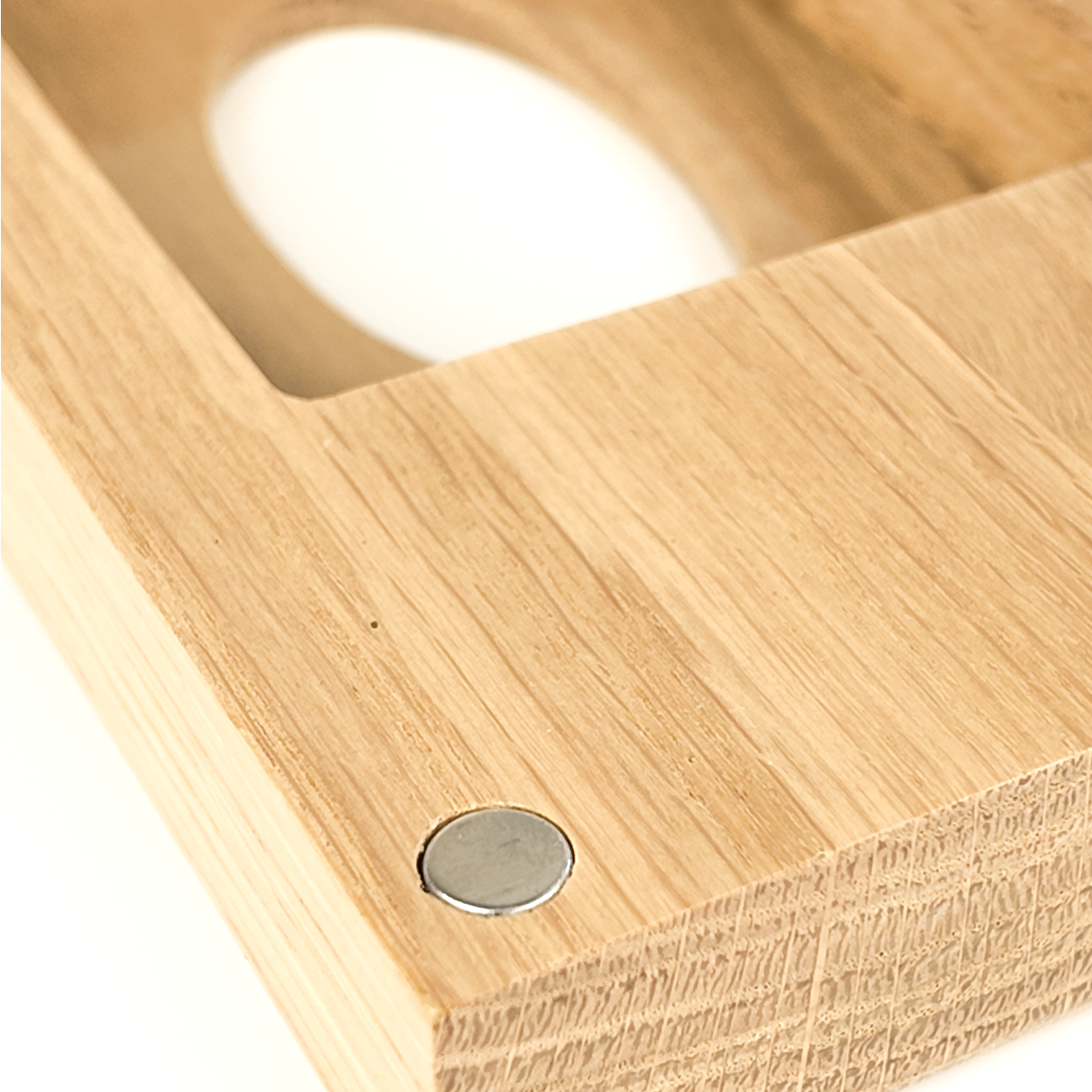 Single Deck Push-Out Oak Case Nordic for Playing Cards