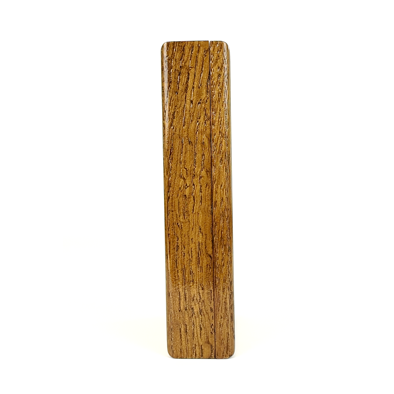 Single Deck Push-Out Oak Case Walnut for Playing Cards