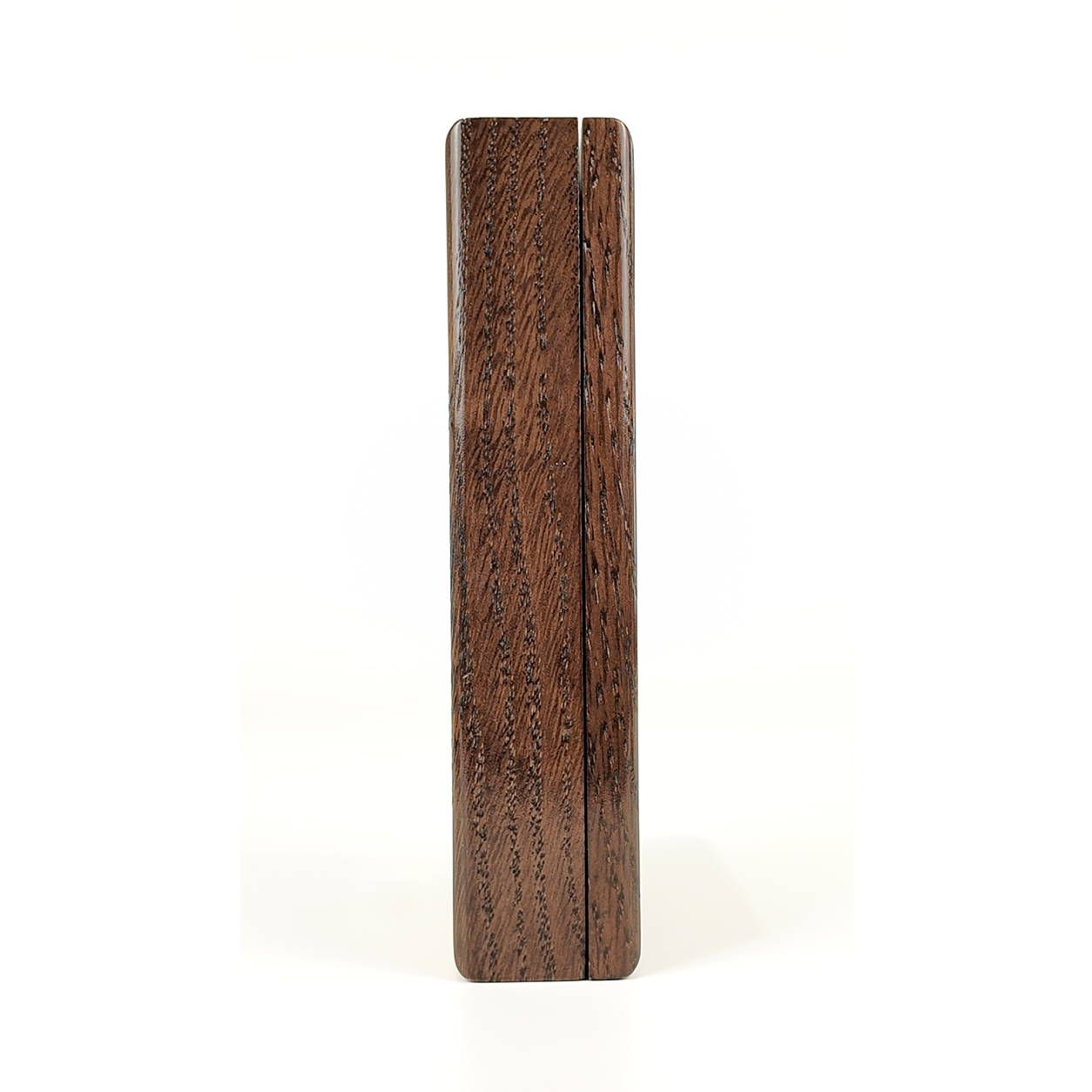 Single Deck Push-Out Oak Case Wenge for Playing Cards