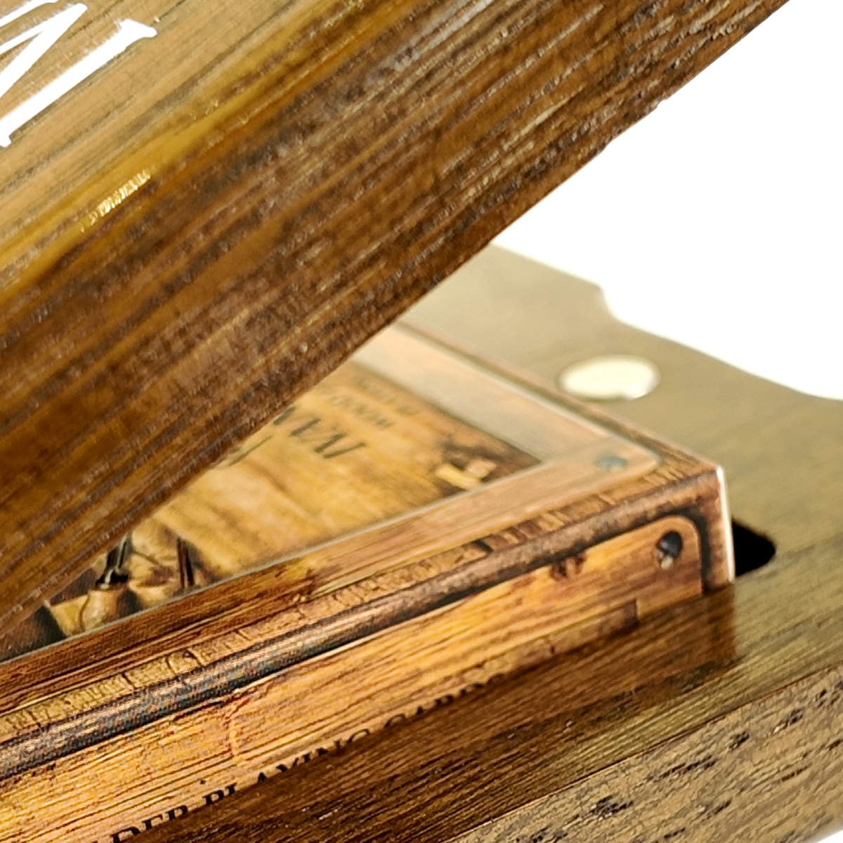 Welder Collector Set Oak Case Walnut + Wood Deck by Ivankart