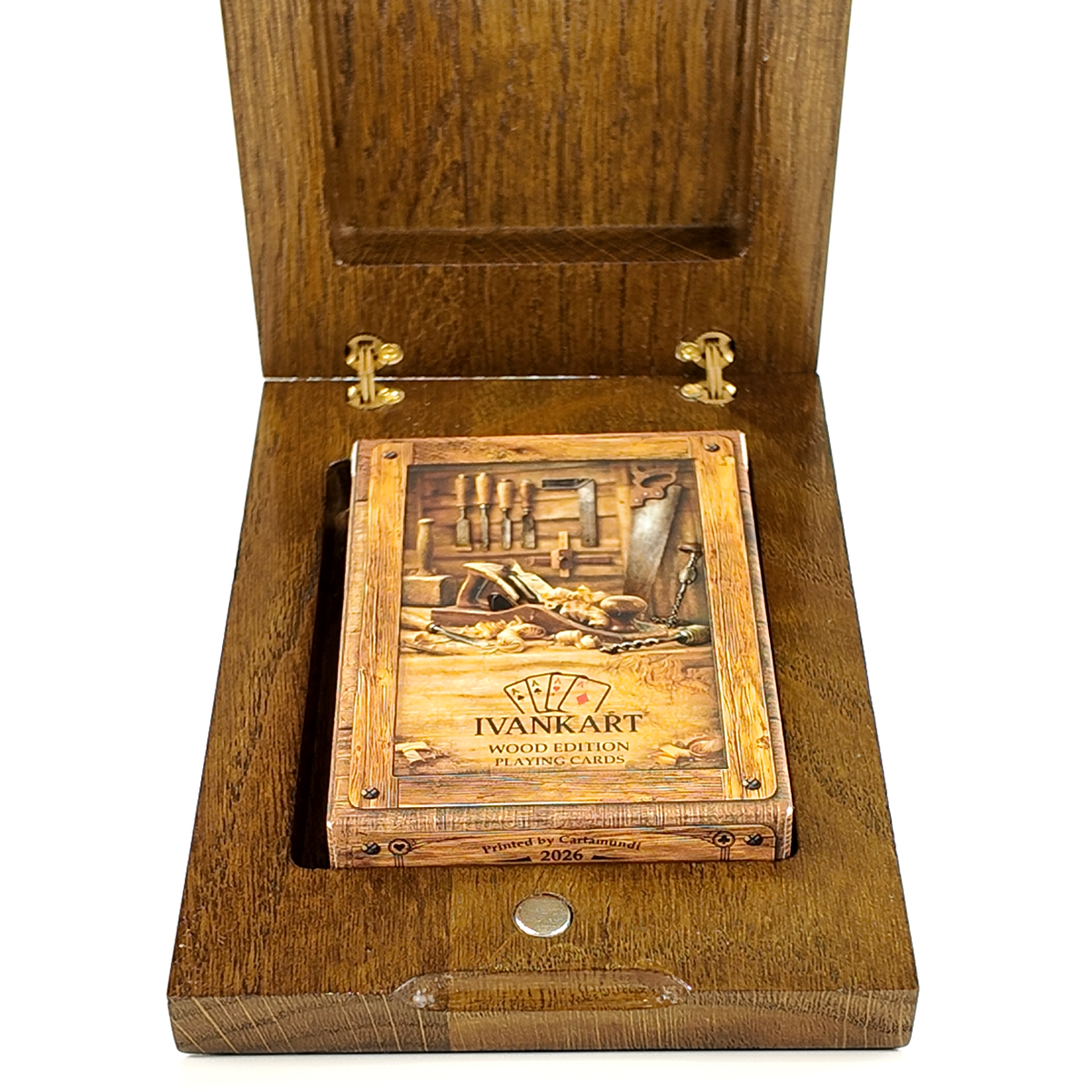 Welder Collector Set Oak Case Walnut + Wood Deck by Ivankart