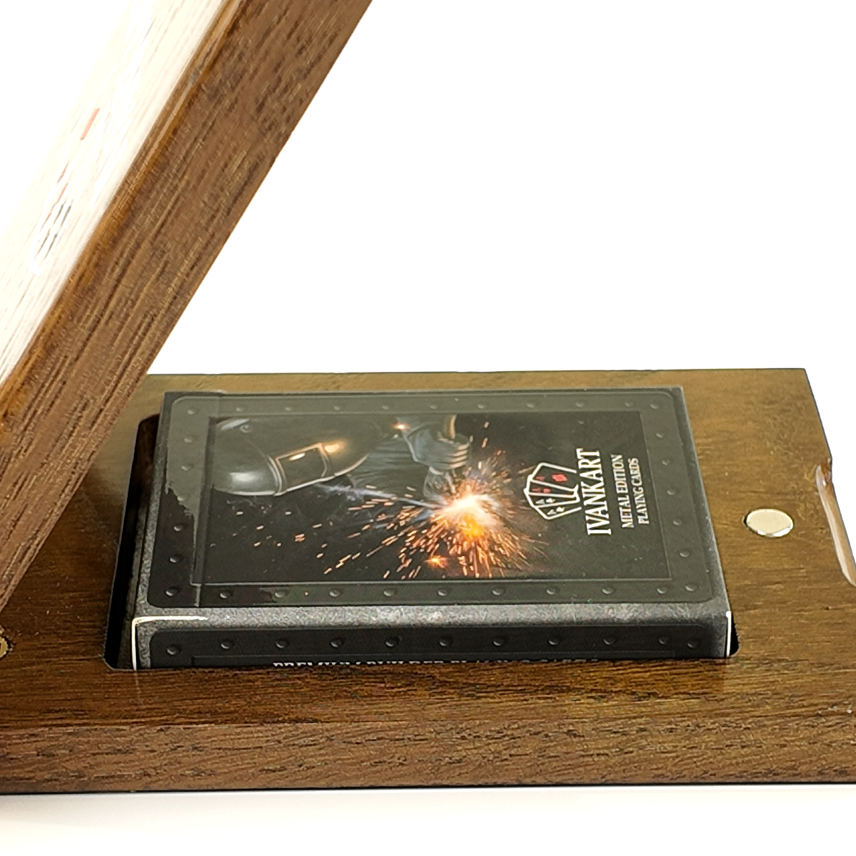 Welder Collector Set Oak Case Walnut + Metal Deck by Ivankart