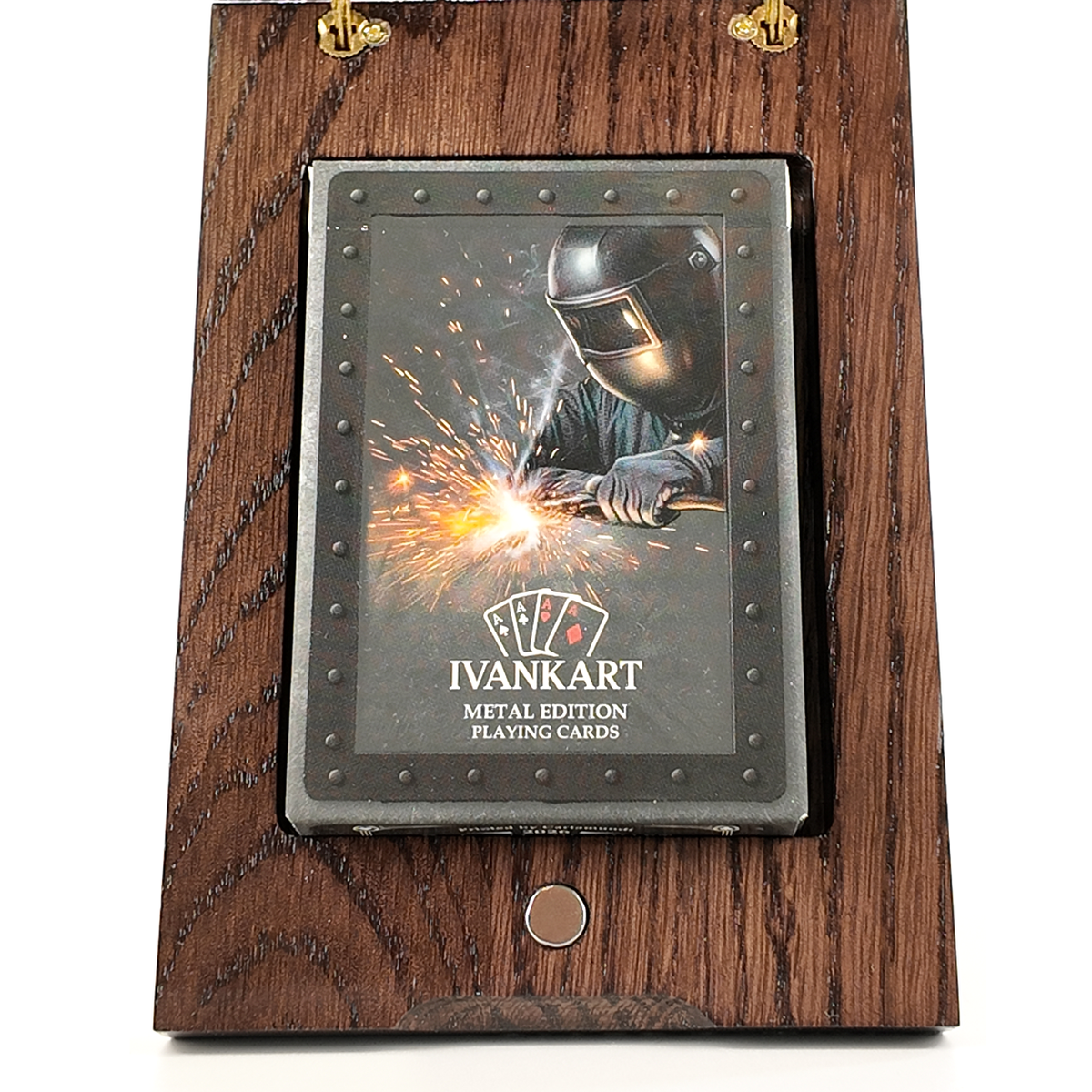 Welder Collector Set Oak Case Wenge + Metal Deck by Ivankart