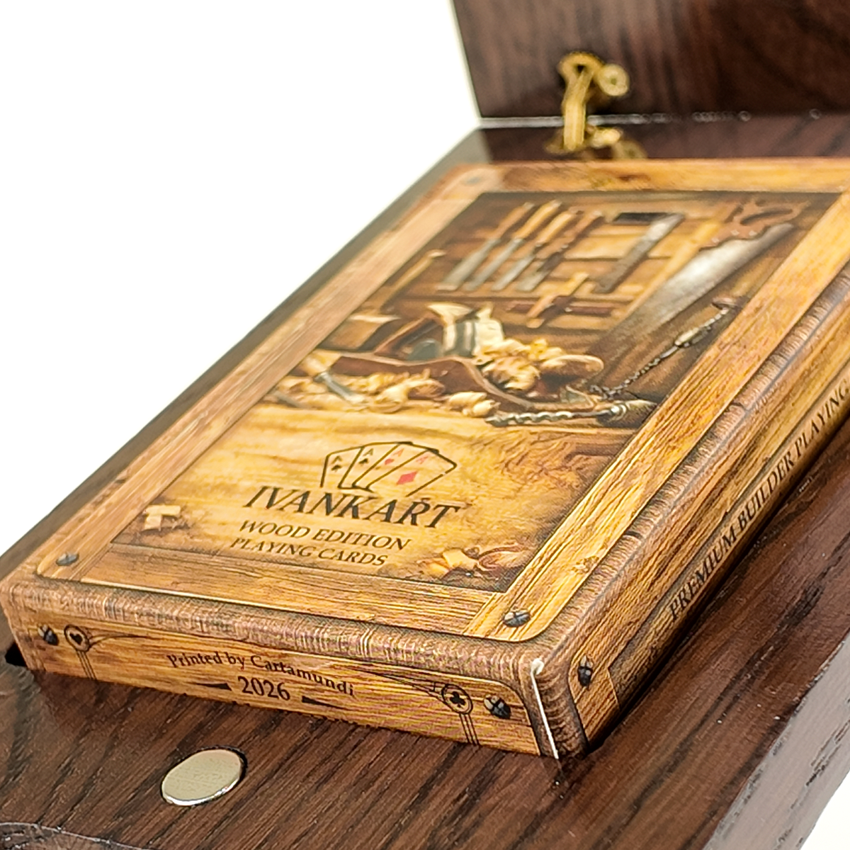 Welder Collector Set Oak Case Wenge + Wood Deck by Ivankart