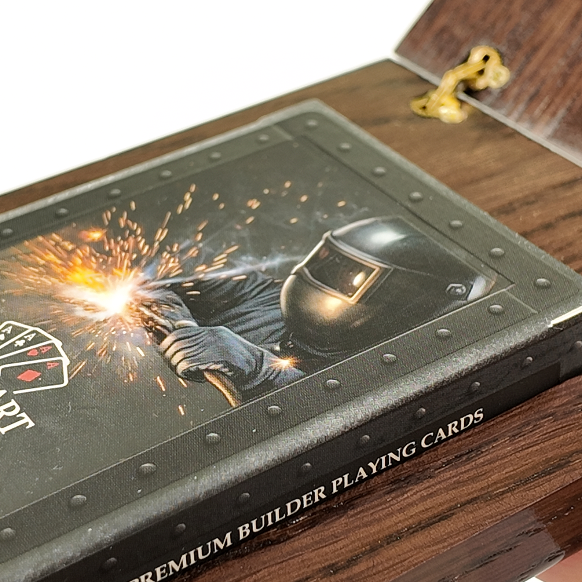 Welder Collector Set Oak Case Wenge + Metal Deck by Ivankart