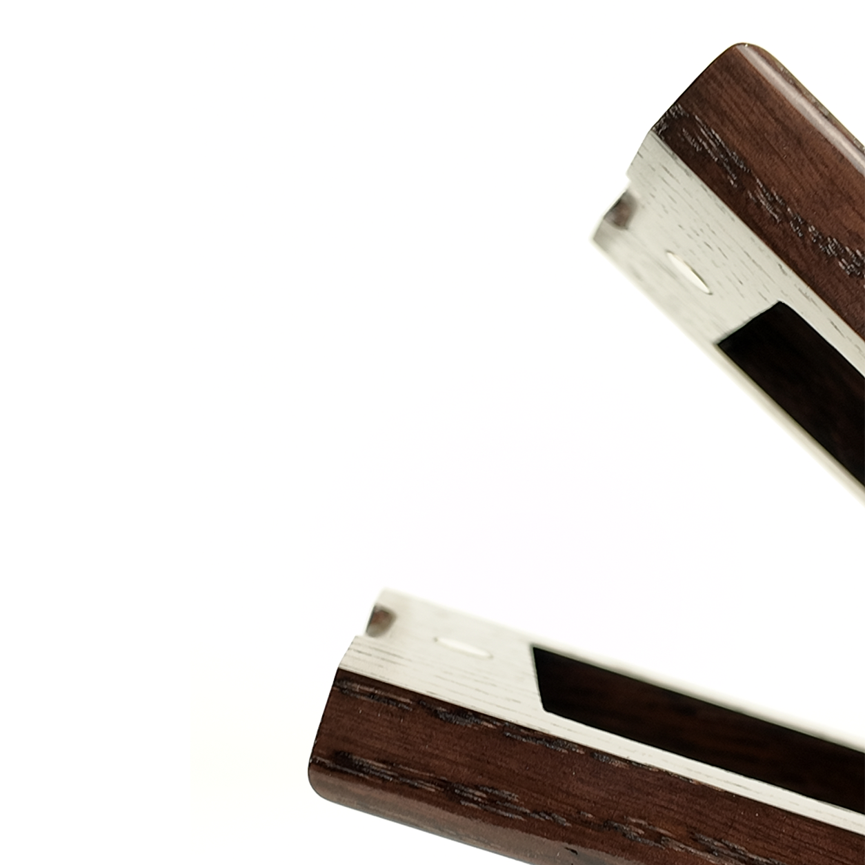 Single Deck Vertical Oak Book-Style Case Wenge for Playing Cards