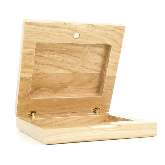 Bricklayer Single Deck Horizontal Oak Book-Style Case Nordic for Playing Cards
