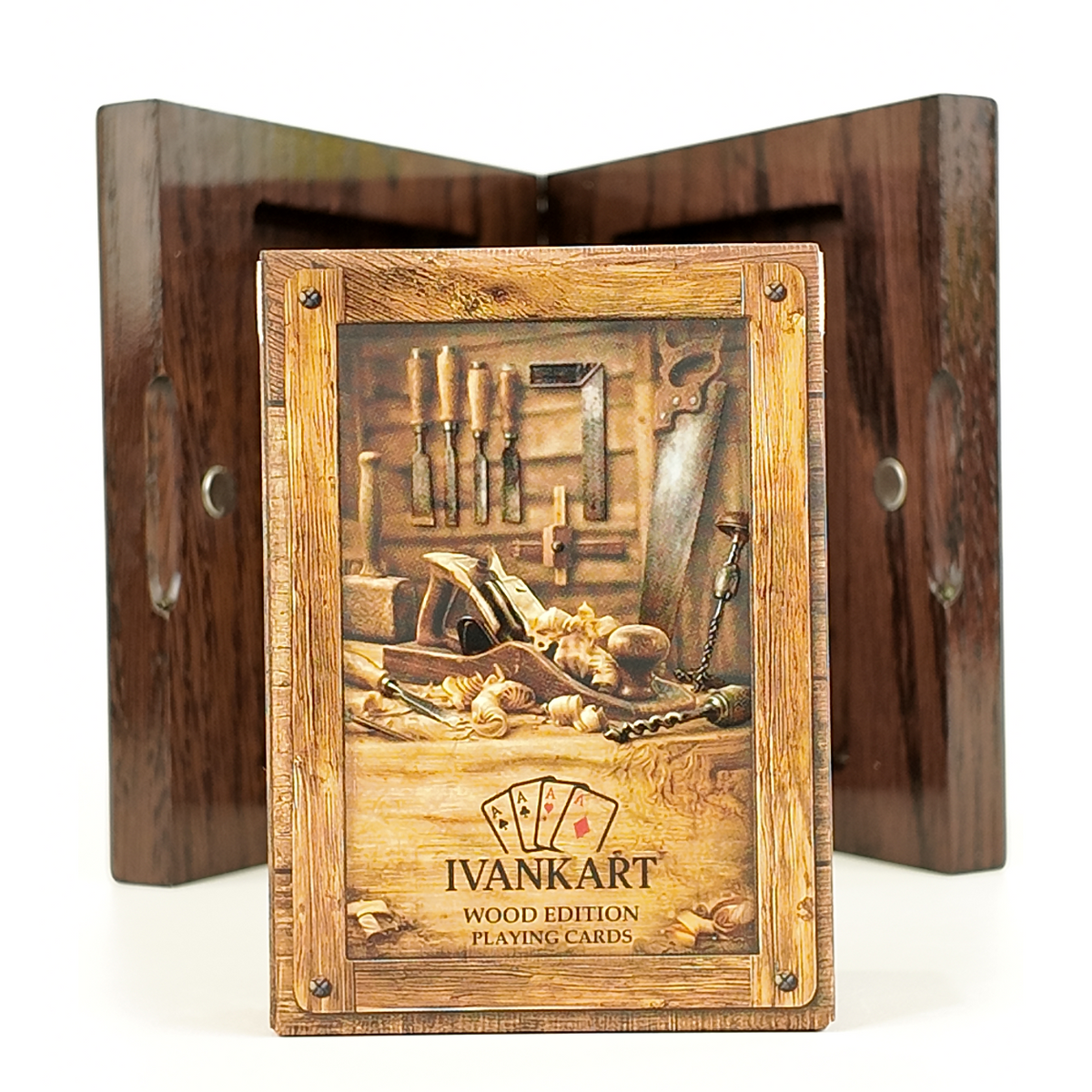 Mason Collector Set Oak Case Wenge + Wood Deck by Ivankart