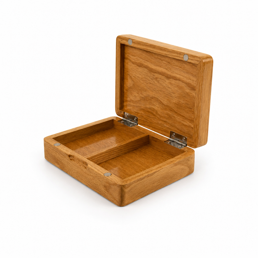 Oak Duo Book-Style Case for Playing Cards