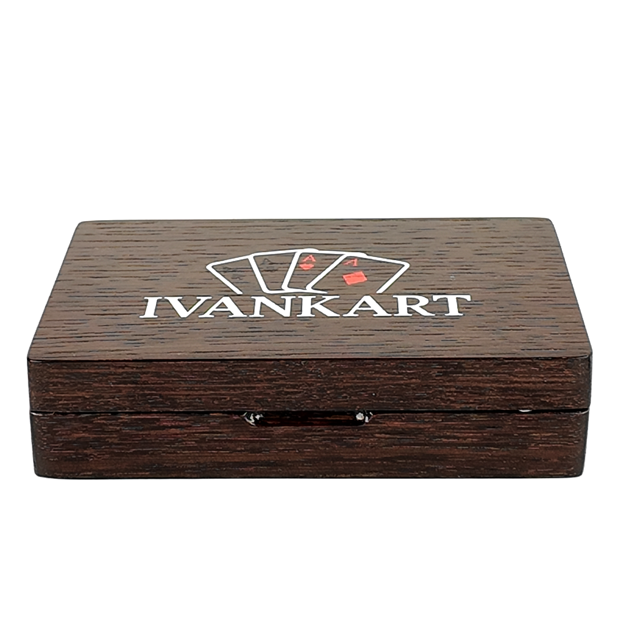 Oak Duo Book-Style Case Wenge for Playing Cards