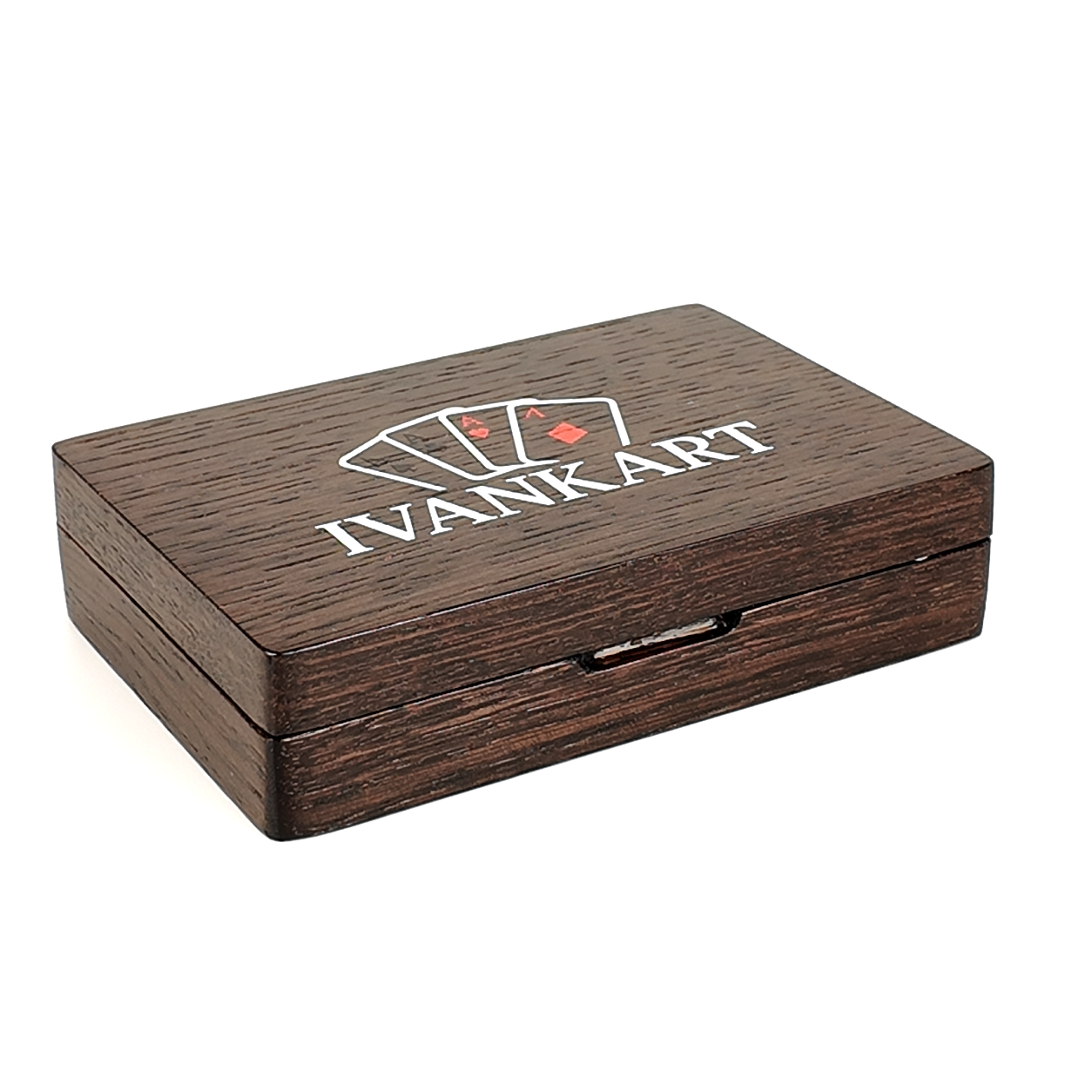 Oak Duo Book-Style Case Wenge for Playing Cards