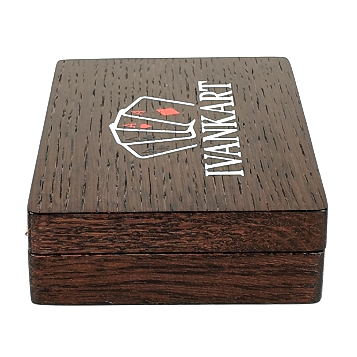 Oak Duo Book-Style Case Wenge for Playing Cards
