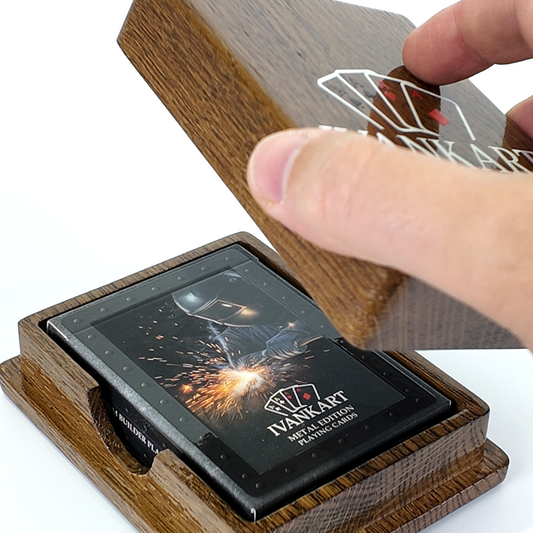 Set Oak Duo Case + 2 Decks Ihrer Wahl