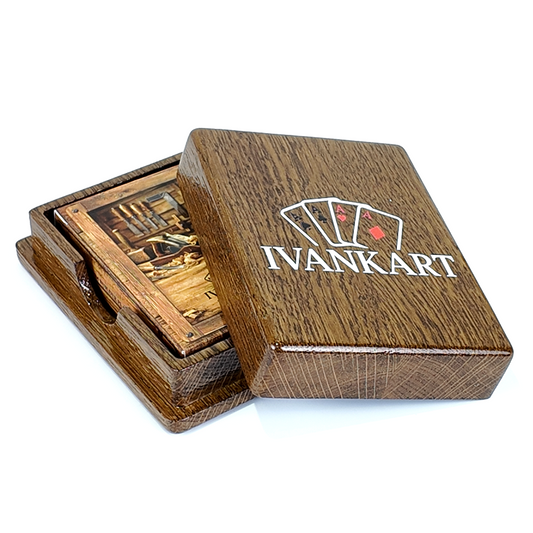 Set Oak Duo Case + 2 Decks Ihrer Wahl