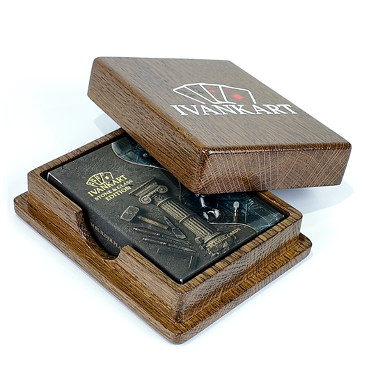 Set Oak Duo Case + 2 Decks Ihrer Wahl