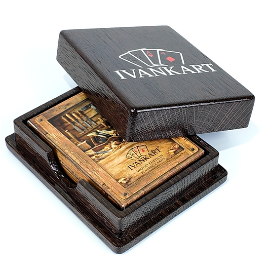 Set Oak Duo Case + 2 Decks Ihrer Wahl