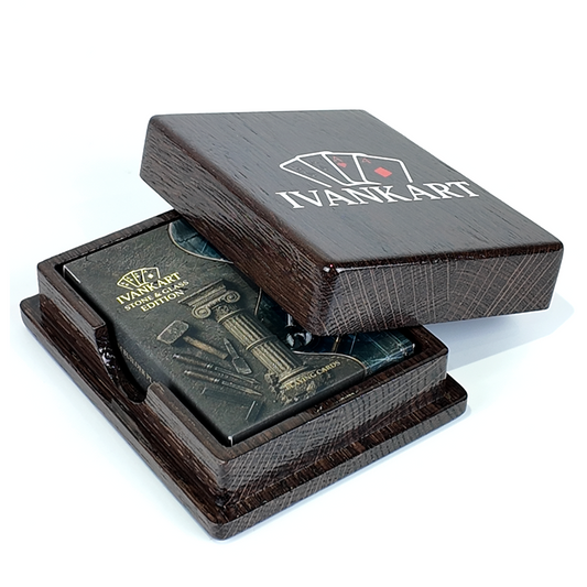 Set Oak Duo Case + 2 Decks Ihrer Wahl