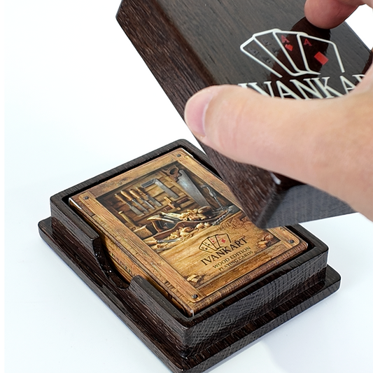 Set Oak Duo Case + 2 Decks Ihrer Wahl