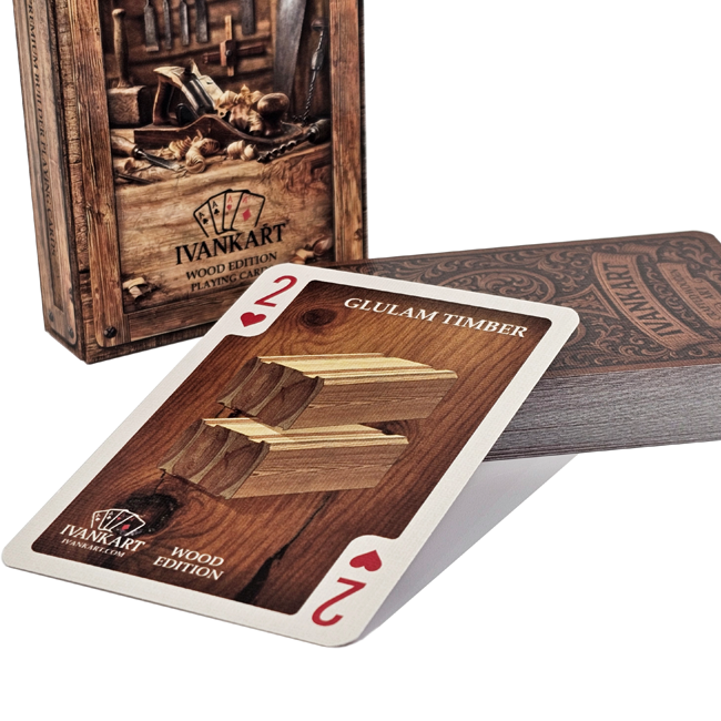Ivankart Wood Edition Playing Cards