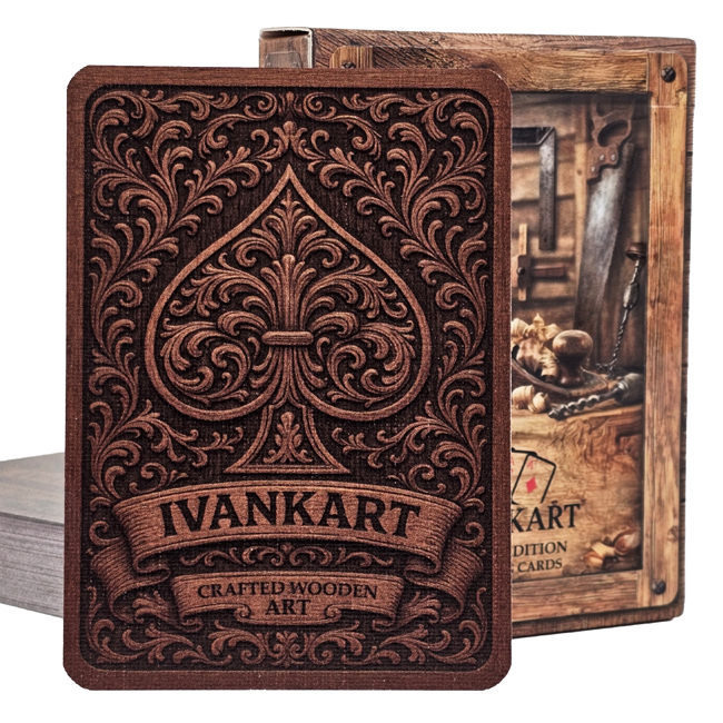 Ivankart Wood Edition Playing Cards