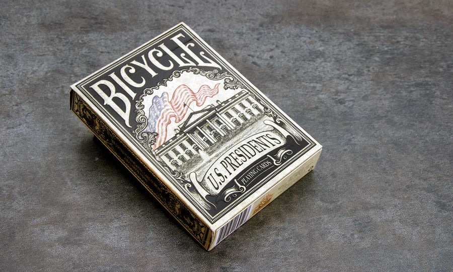 Bicycle U.S. Presidents – Deluxe Embossed Black Playing Cards