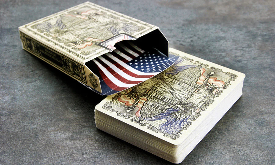 Bicycle U.S. Presidents – Deluxe Embossed Black Playing Cards