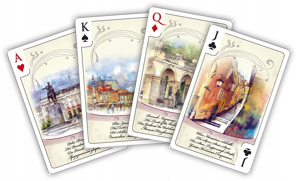 Cartamundi Warsaw Watercolor Playing Cards