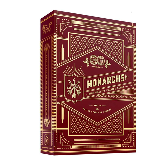 Theory 11 Monarchs Red Playing Cards