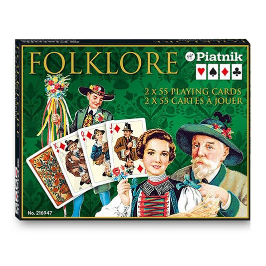 Piatnik Folklore Playing Cards 2 Deck Set